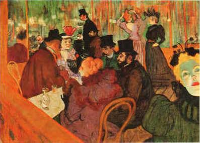  Henri  Toulouse-Lautrec Moulin Rouge Germany oil painting art